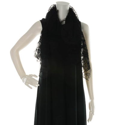 Chanel Cotton Lace Shawl Black 2 of 4