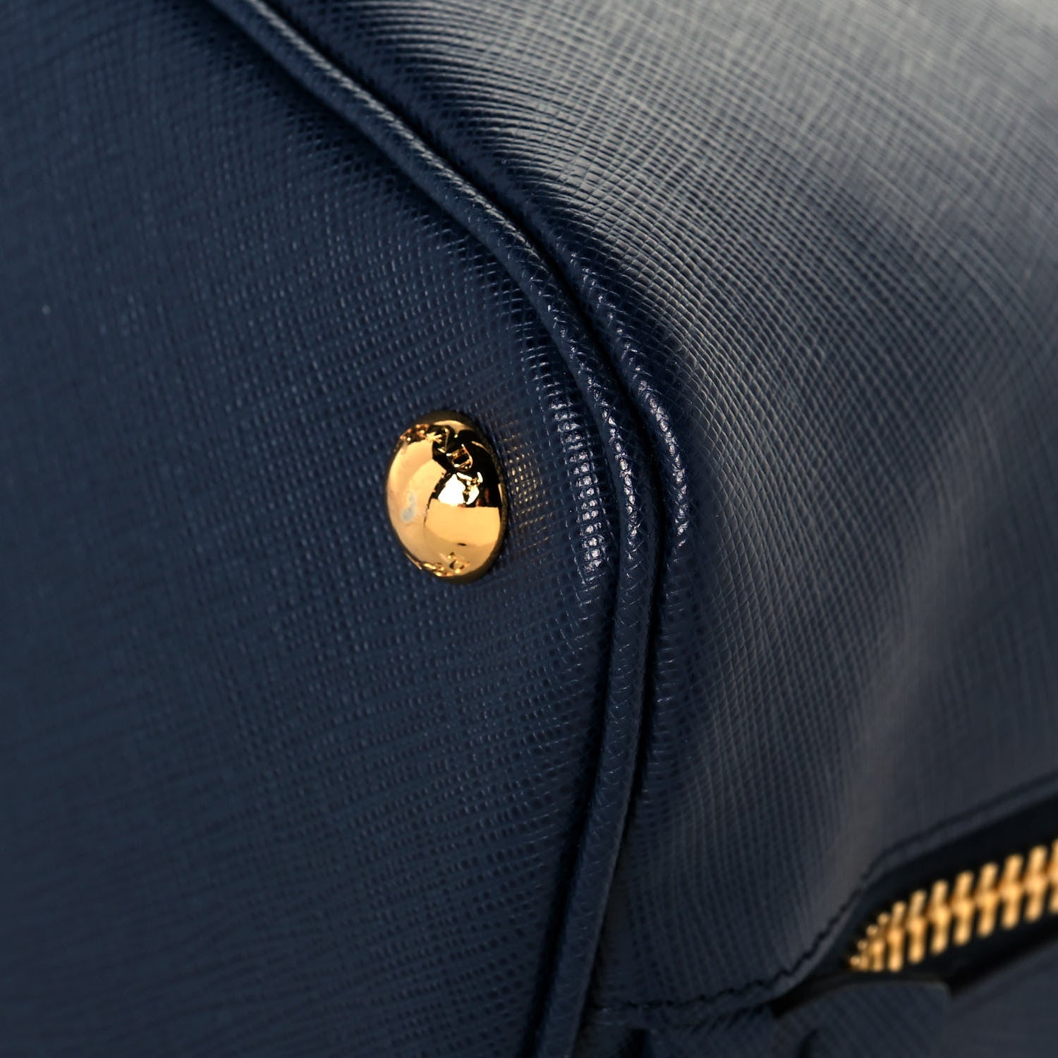 Prada Saffiano Lux Small Promenade Tote Baltico Gine 10 of 13