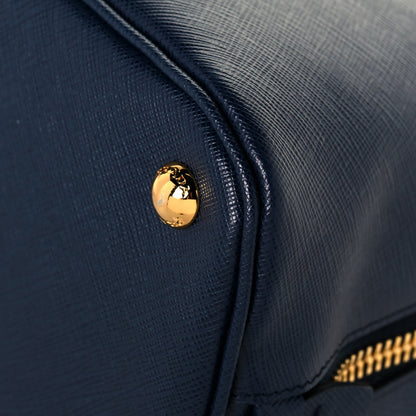 Prada Saffiano Lux Small Promenade Tote Baltico Gine 10 of 13