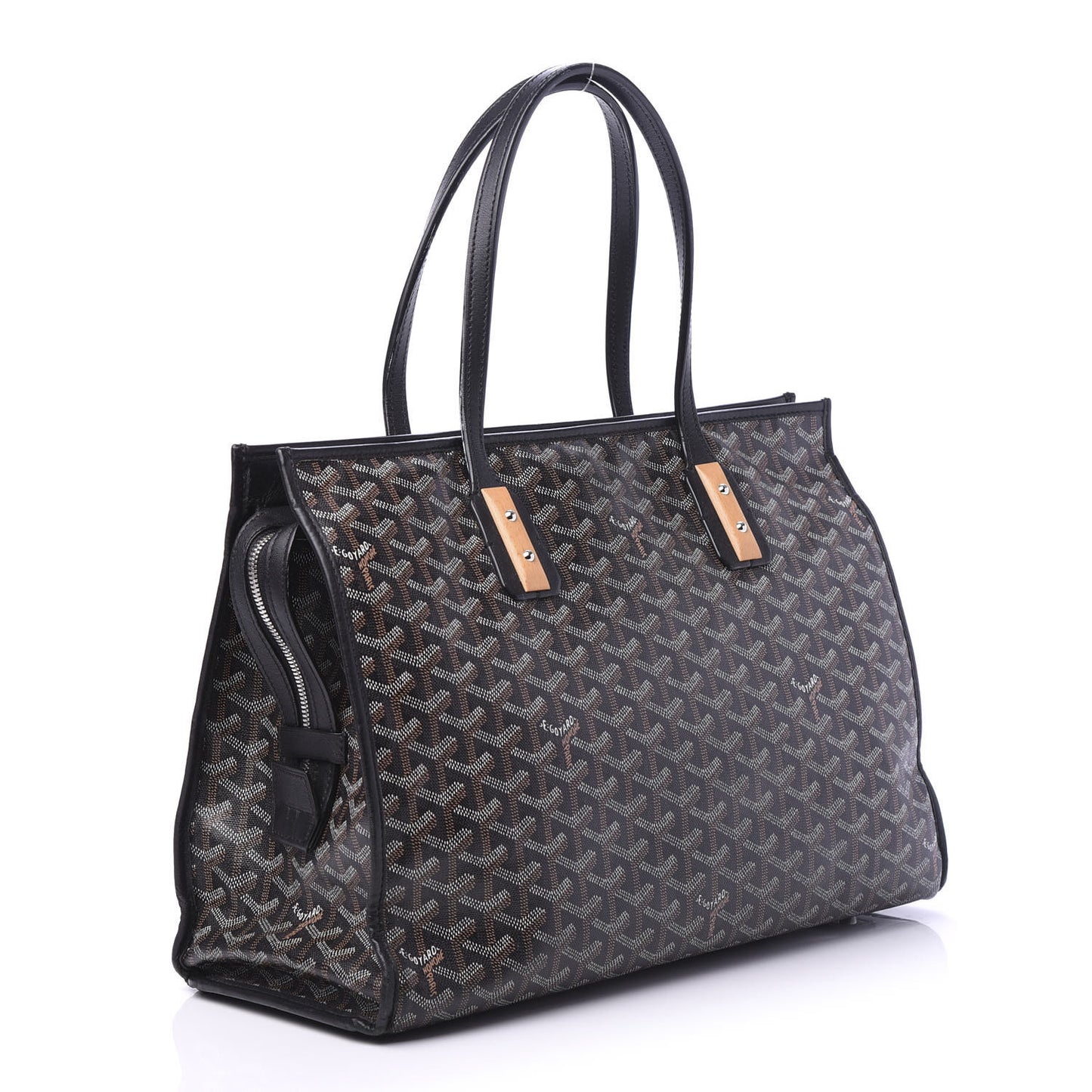 Goyardine Marquises Tote Black