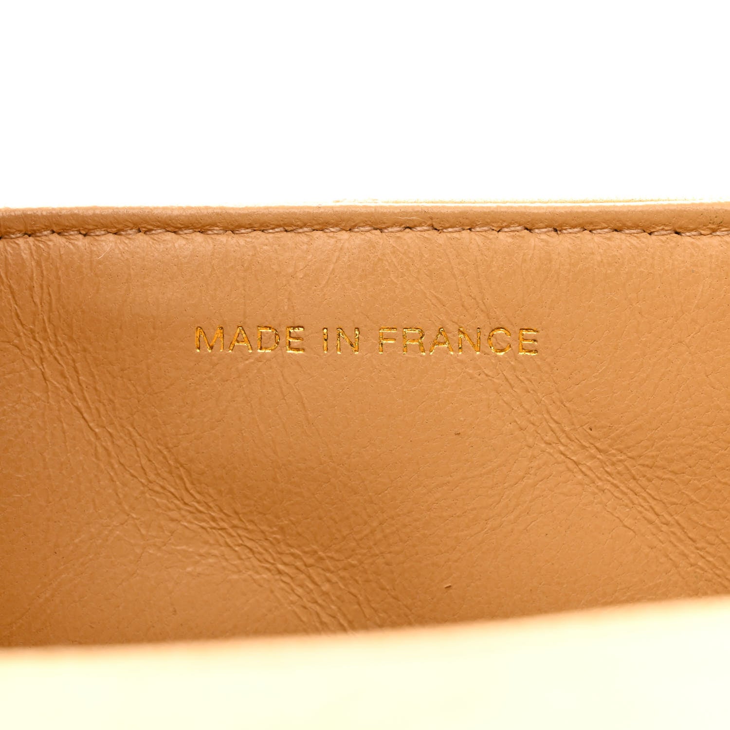 Chanel Lambskin Quilted Flap Shoulder Bag Beige 7 of 16