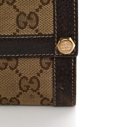 Gucci Crystal Monogram Continental Charmy Wallet Brown 16 of 18