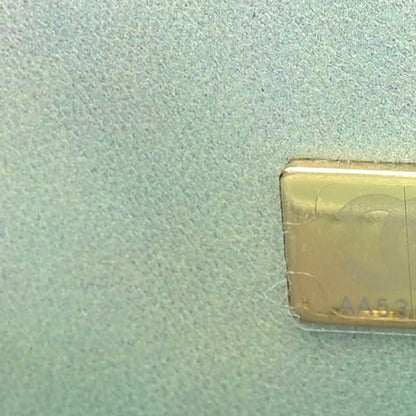 Chanel Lambskin Quilted Ombre Mini Top Handle Rectangular Flap Blue Green 7 of 11