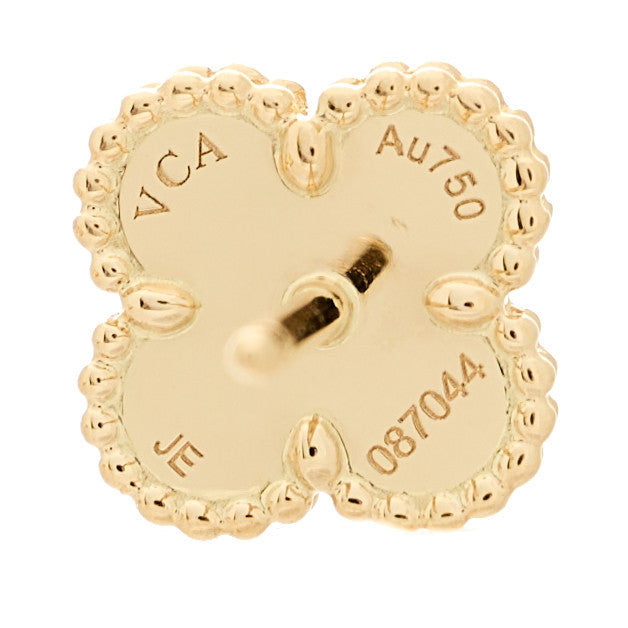 18K Yellow Gold Mother of Pearl Sweet Alhambra Earrings