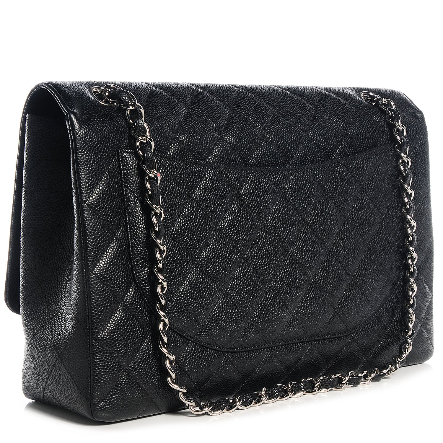 Chanel Caviar Maxi Single Flap Black 3 of 8
