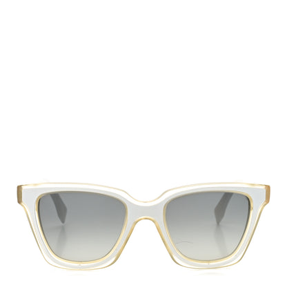 Fendi Acetate Sunglasses FF 0195/S White Gold 2 of 8