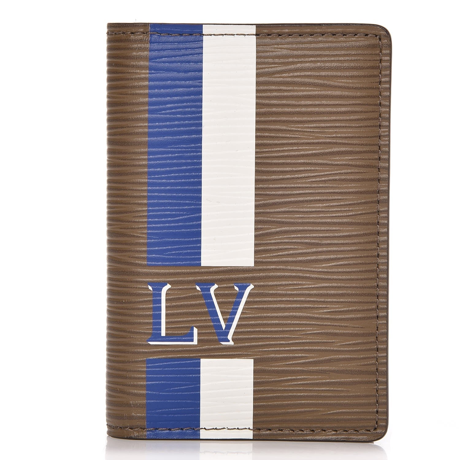 Louis Vuitton Epi Pocket Organizer Kaki Stripes 1 of 8