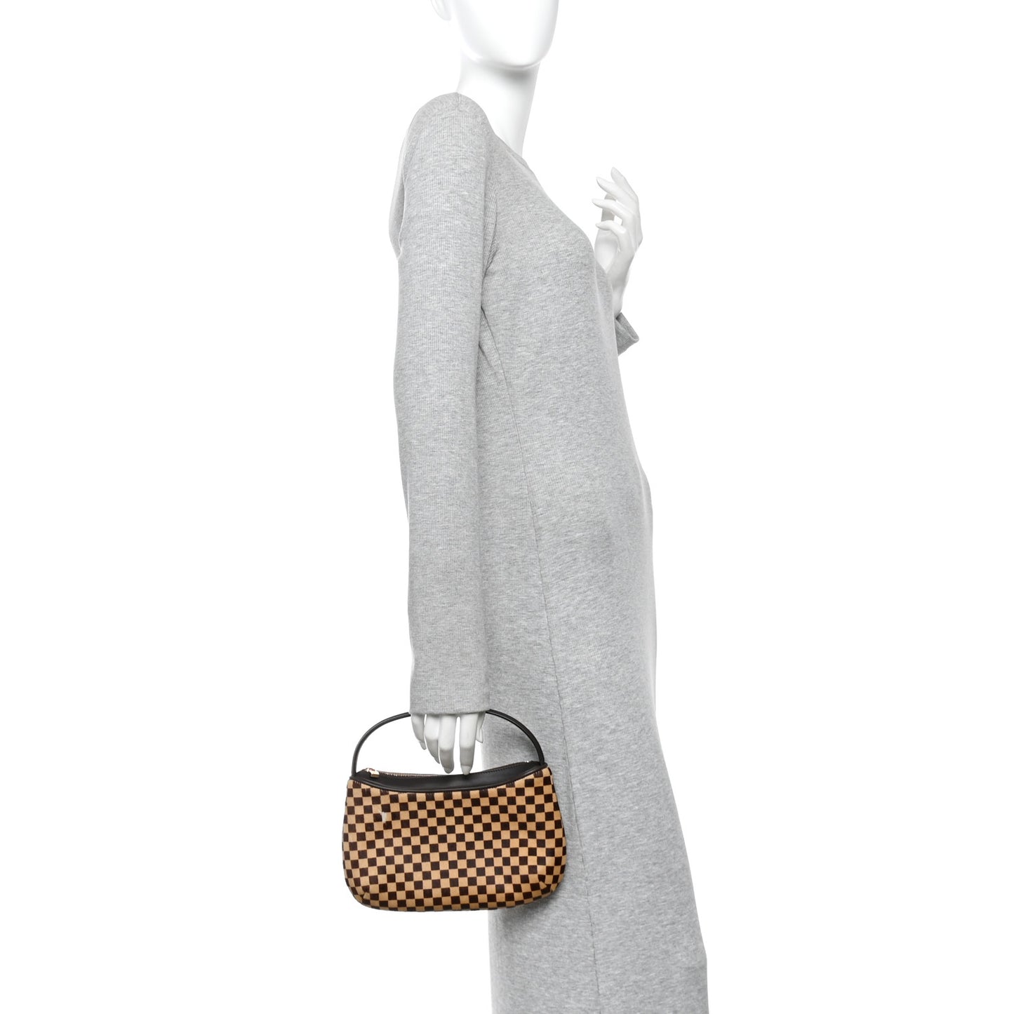 Calf Hair Damier Sauvage Tigre