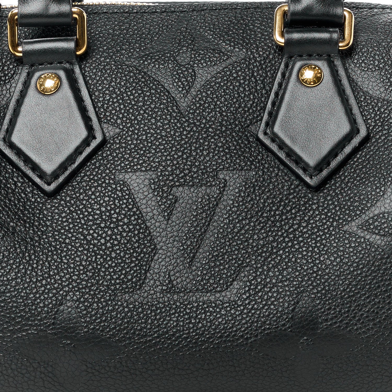 Louis Vuitton Empreinte Monogram Giant Speedy Bandouliere 20 Black 7 of 9