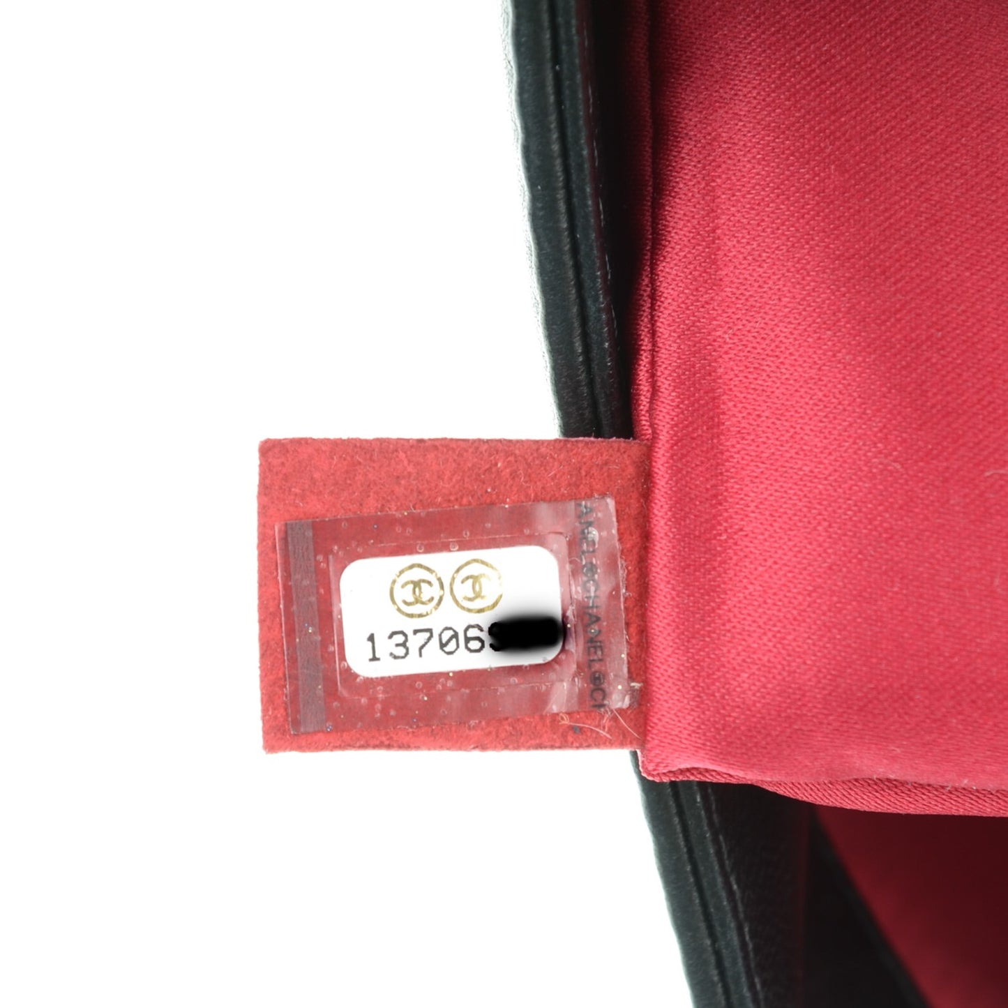 Lambskin Tweed Large Camellia Petals Flap Black