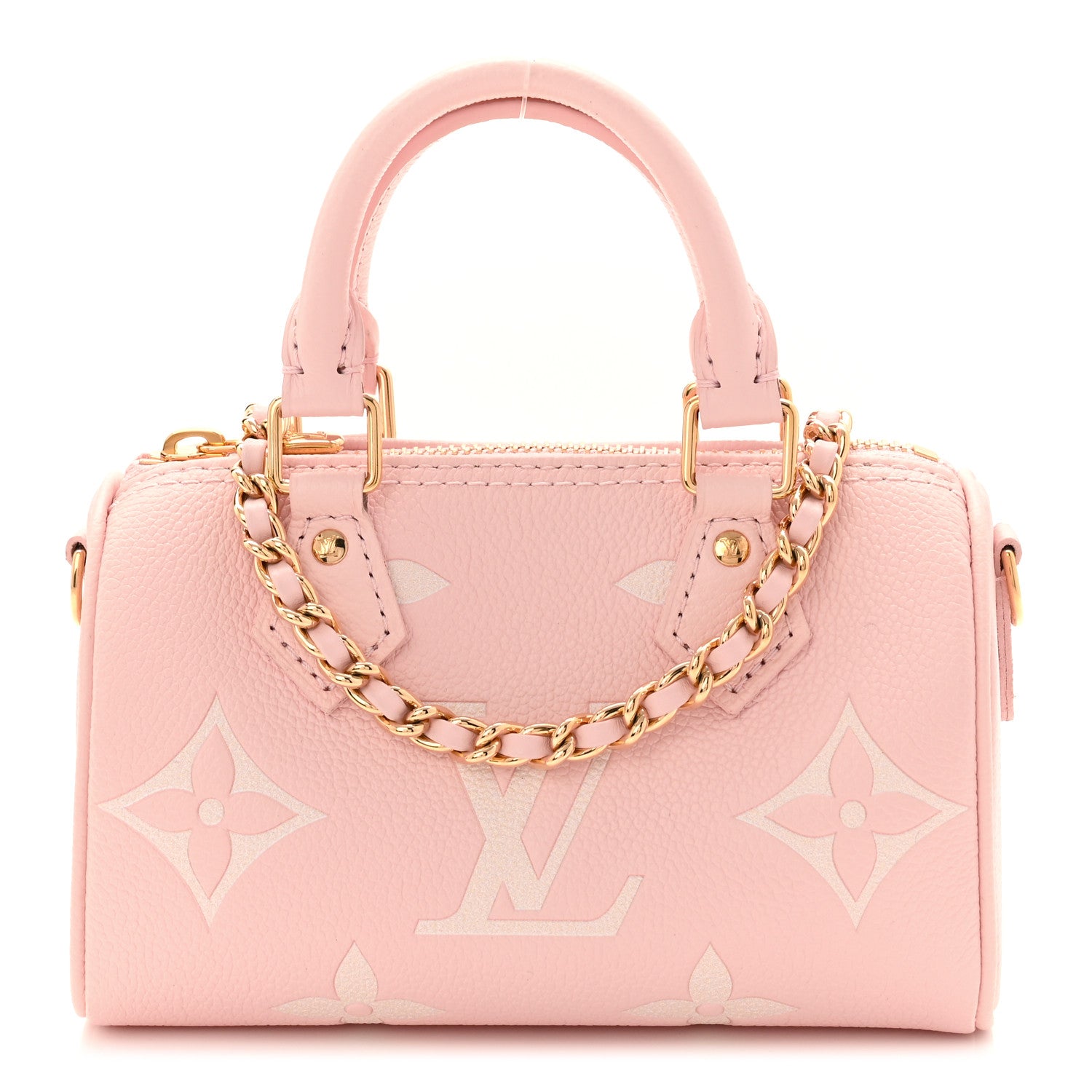 Louis Vuitton Empreinte Monogram Giant Nano Speedy Pink Creme 1 of 9