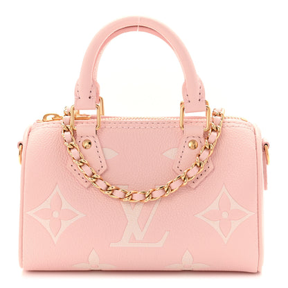 Louis Vuitton Empreinte Monogram Giant Nano Speedy Pink Creme 1 of 9
