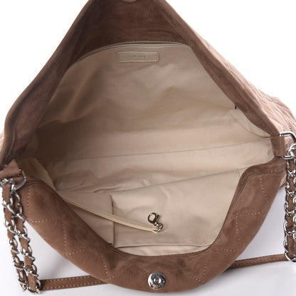 Chanel Nubuck Hobo Light Brown 5 of 9