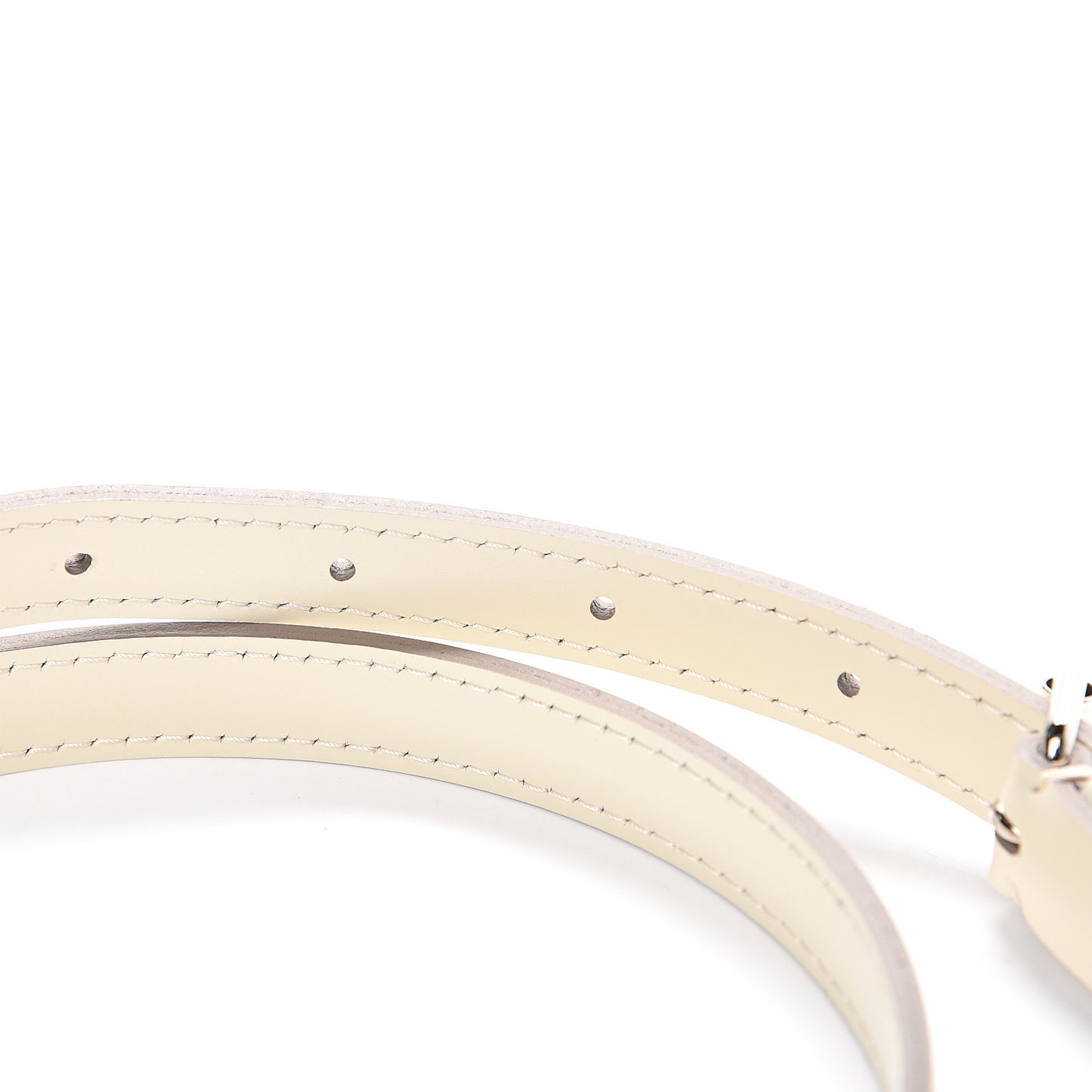 Calfskin 16mm Adjustable Shoulder Strap Ivory