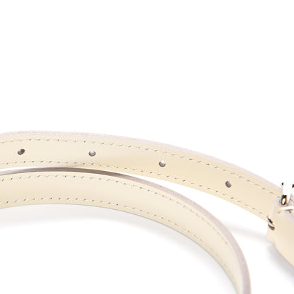 Louis Vuitton Calfskin 16mm Adjustable Shoulder Strap Ivory 4 of 4