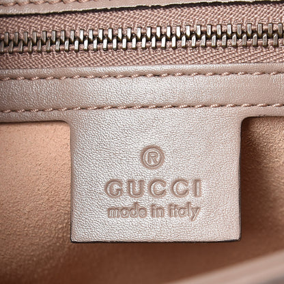 Gucci Calfskin Matelasse Small GG Marmont Shoulder Bag Porcelain Rose 6 of 7
