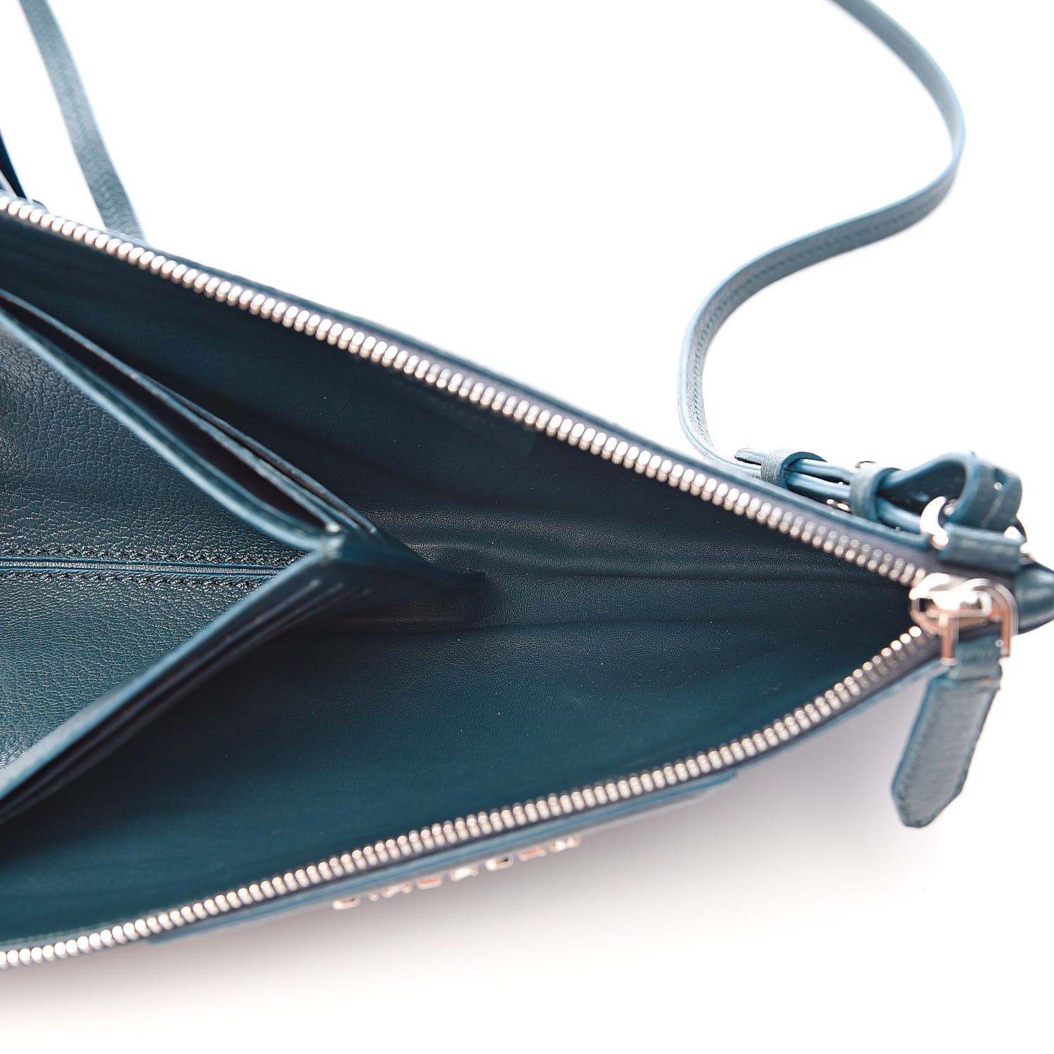 Givenchy Grained Goatskin Antigona Crossbody Peacock Blue 5 of 11