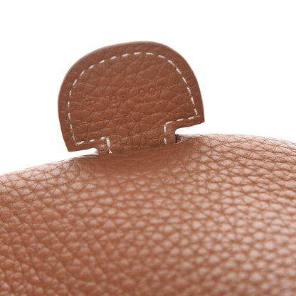 Hermes Taurillon Clemence Evelyne III GM Gold 7 of 11