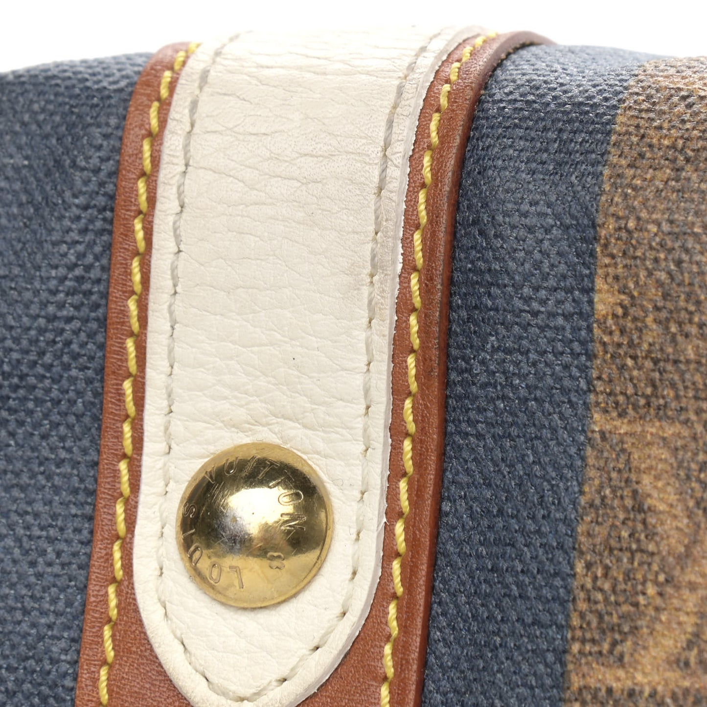 Monogram Rayures Tisse Sac GM Blue