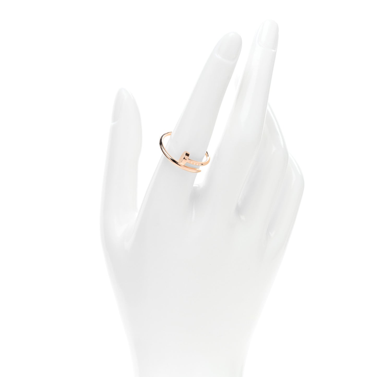 18K Pink Gold Small Juste Un Clou Ring 58 8.25
