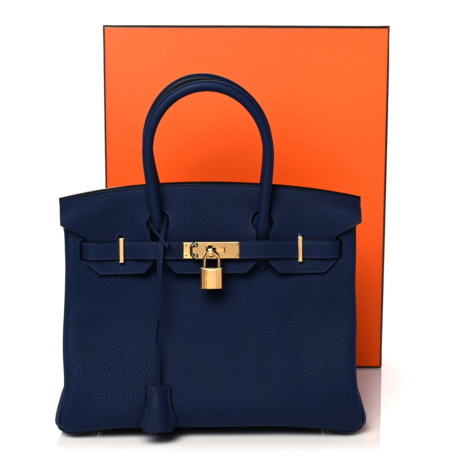 Hermes Togo Birkin 30 Bleu Saphir 35 of 35