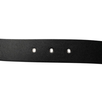 Chanel Caviar CC Logo Belt 85 34 Black 4 of 6