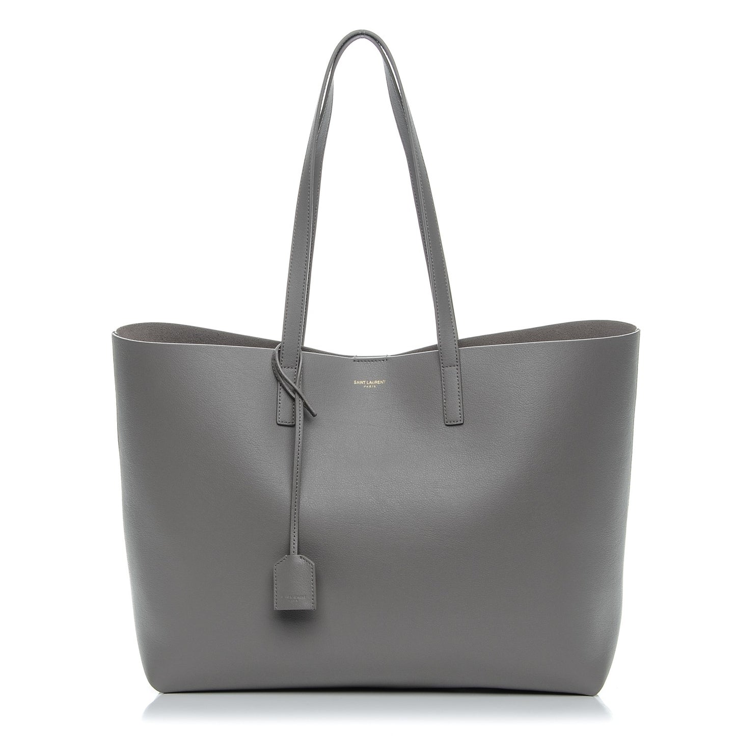 Calfskin Large Shopping Tote Fog