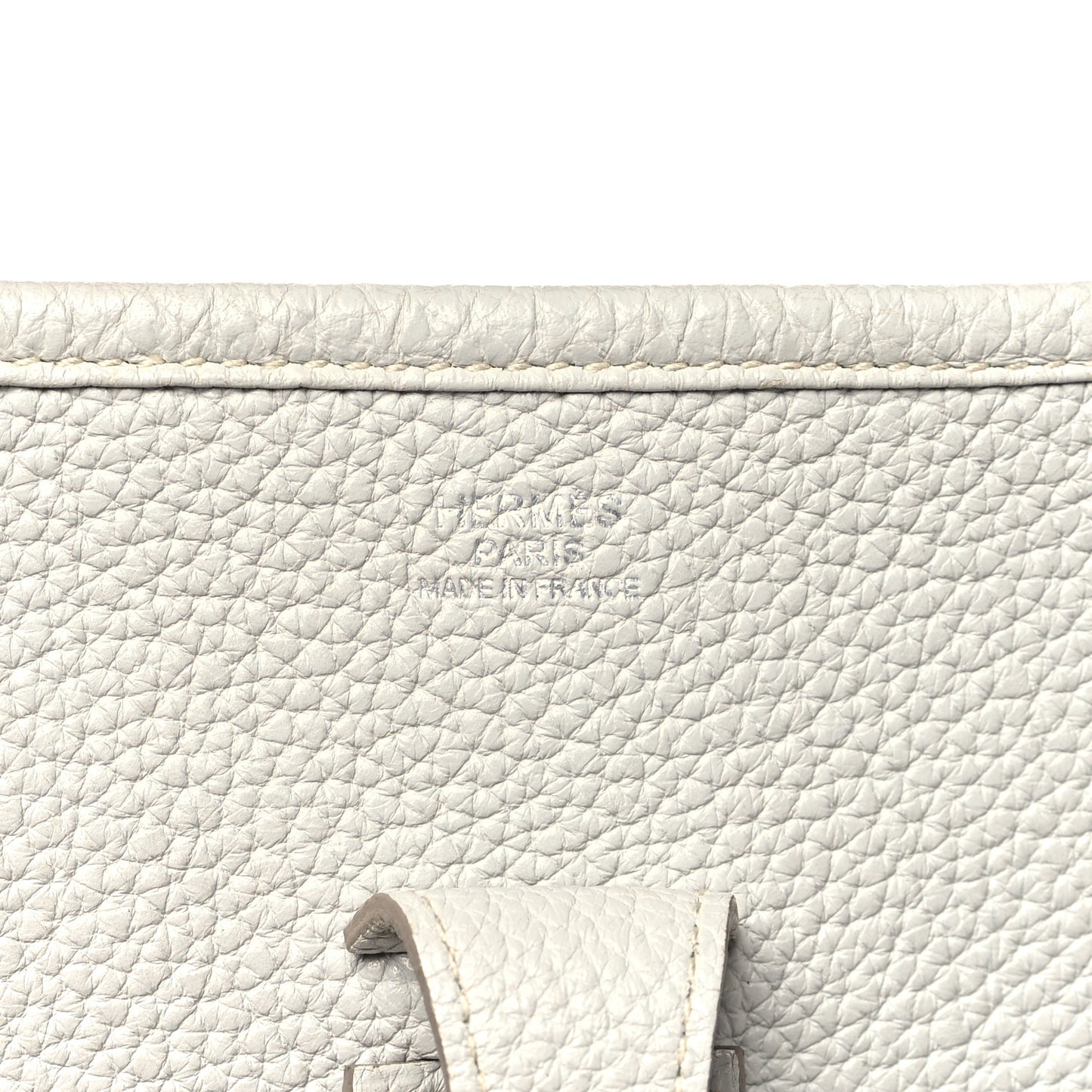 Taurillon Clemence Evelyne III PM Gris Perle Bleu Lin