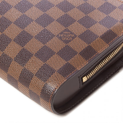 Louis Vuitton Damier Ebene Pochette Saint Louis Clutch 5 of 8