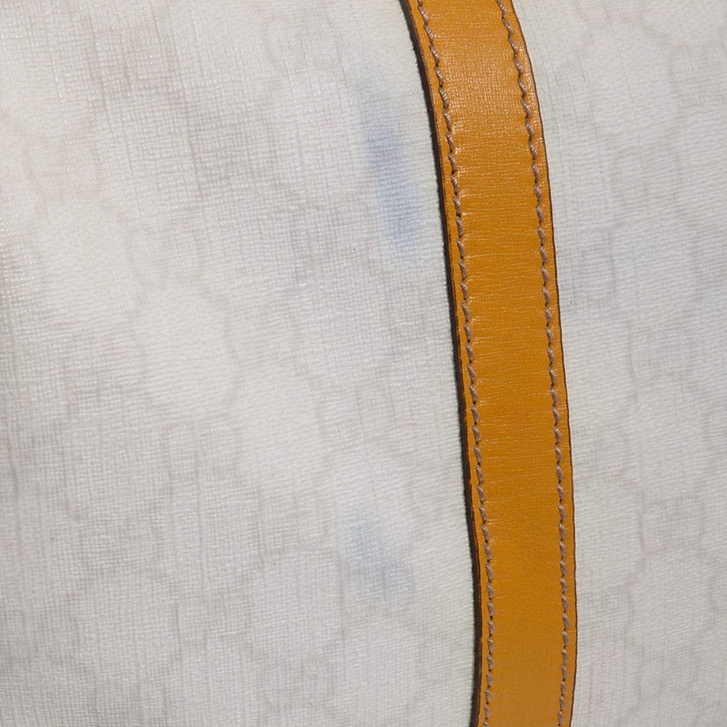 GG Supreme Monogram Medium Joy Boston White Yellow