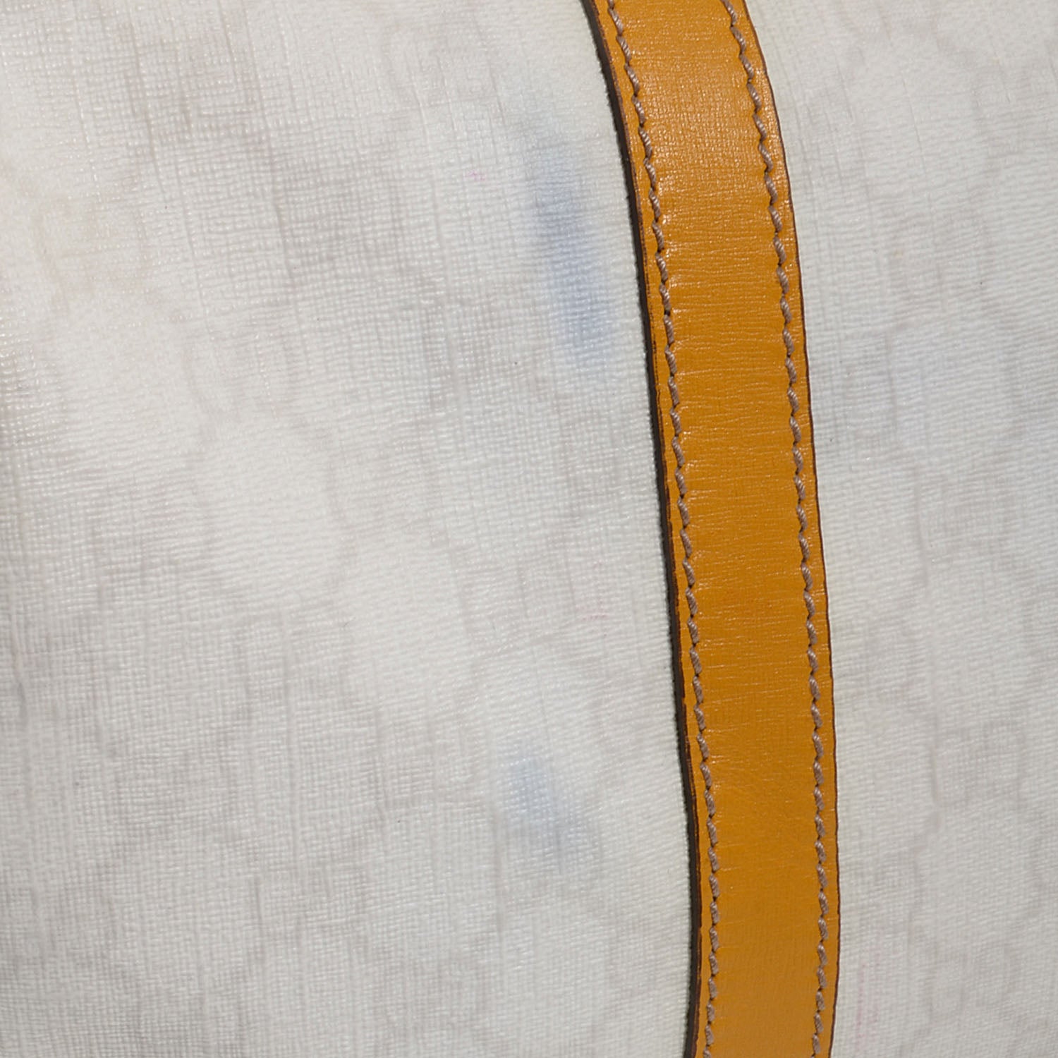Gucci GG Supreme Monogram Medium Joy Boston White Yellow 8 of 9