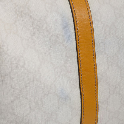 Gucci GG Supreme Monogram Medium Joy Boston White Yellow 8 of 9