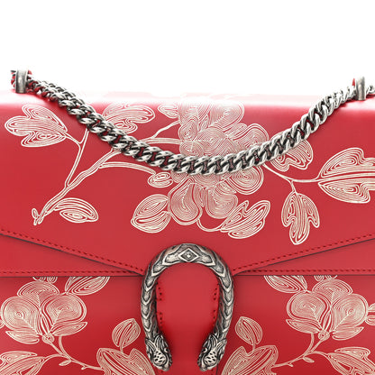 Gucci Calfskin Chinese New Year Medium Dionysus Shoulder Bag Hibiscus Red 6 of 11