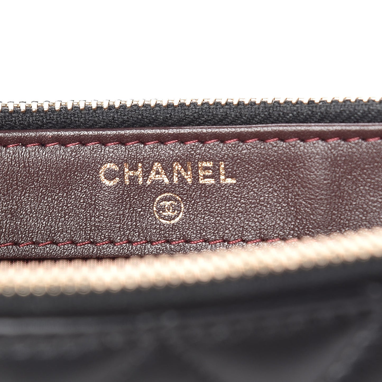 Lambskin Quilted Small Clutch With Chain Black