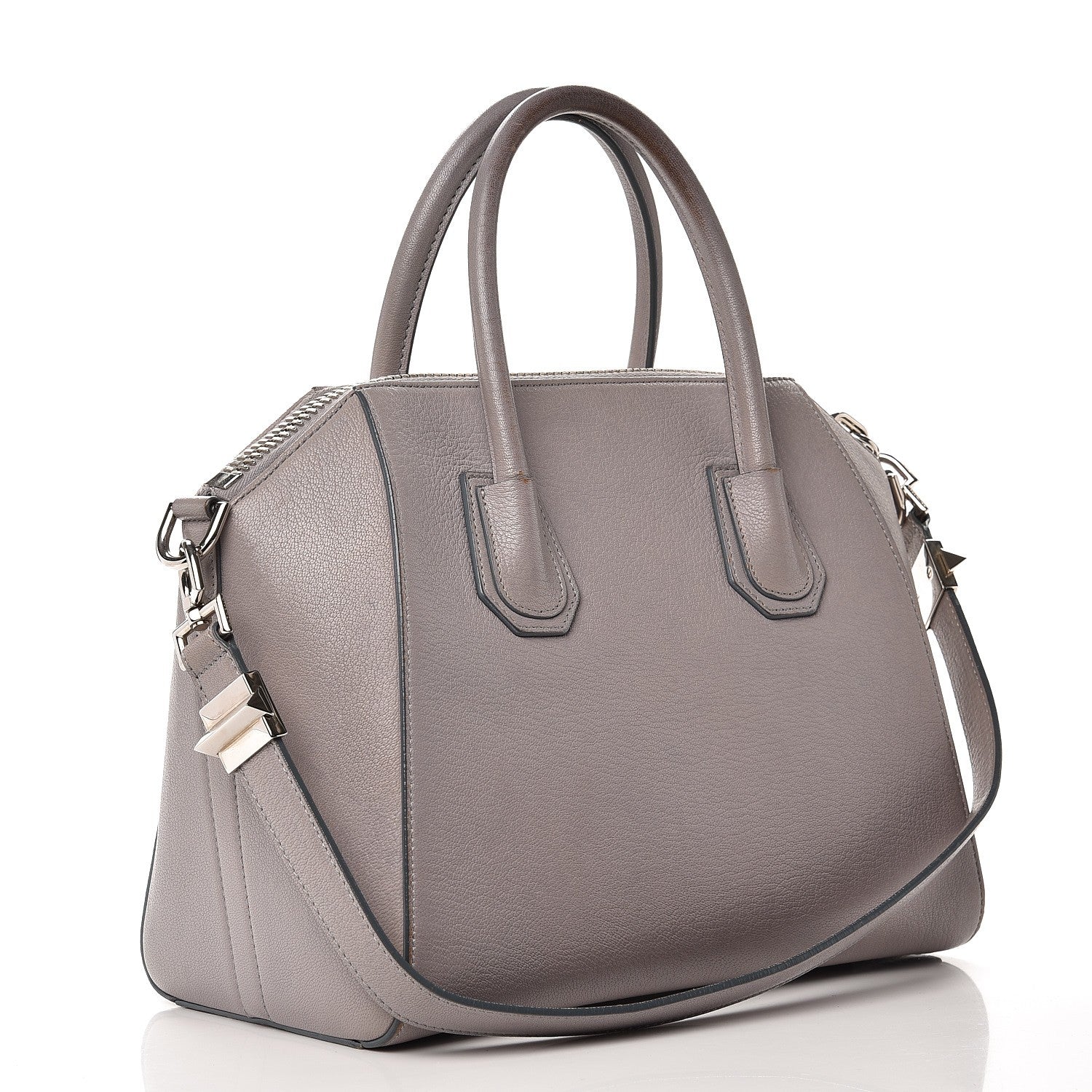 Givenchy Sugar Goatskin Small Antigona Pearl Grey 3 of 22