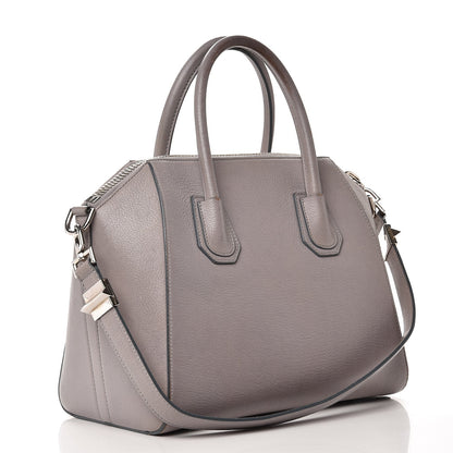 Givenchy Sugar Goatskin Small Antigona Pearl Grey 3 of 22