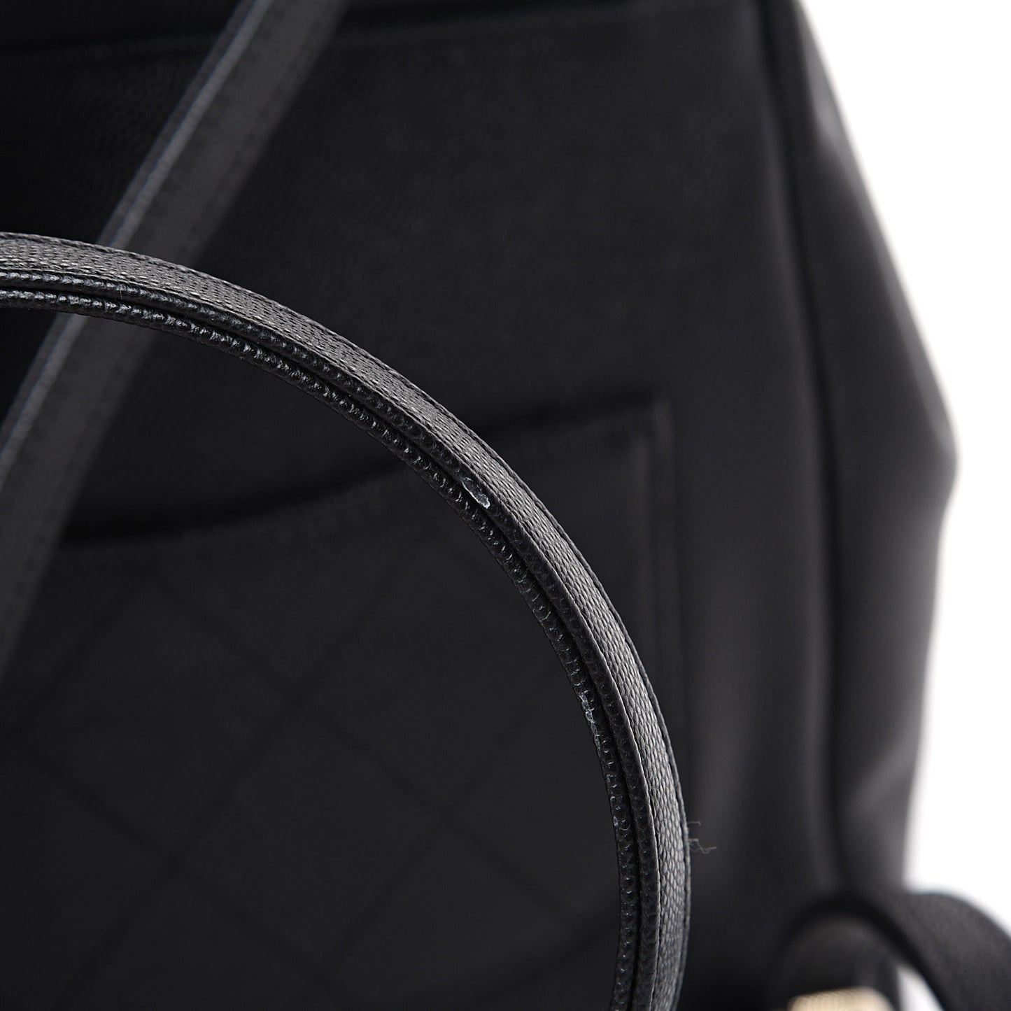 Caviar Quilted Business Affinity Backpack Black