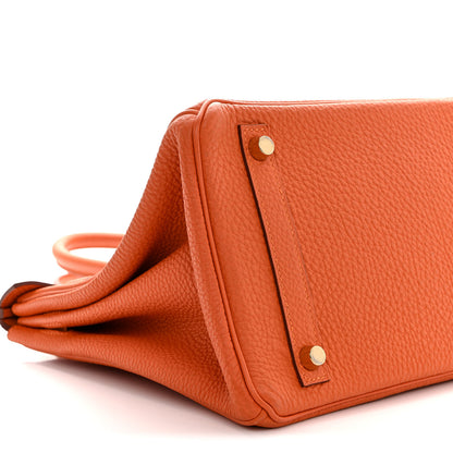 Hermes Togo Birkin 30 Orange 9 of 10