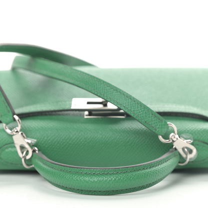 Hermes Epsom Verso Mini Kelly Sellier 20 Cactus Paille 7 of 30