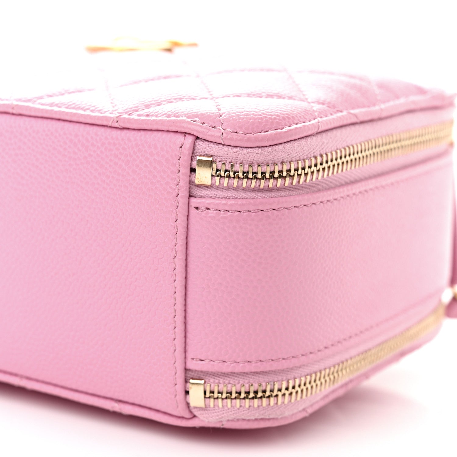 Chanel Caviar Quilted Pick Me Up Small Vanity Case Light Pink 11 of 12