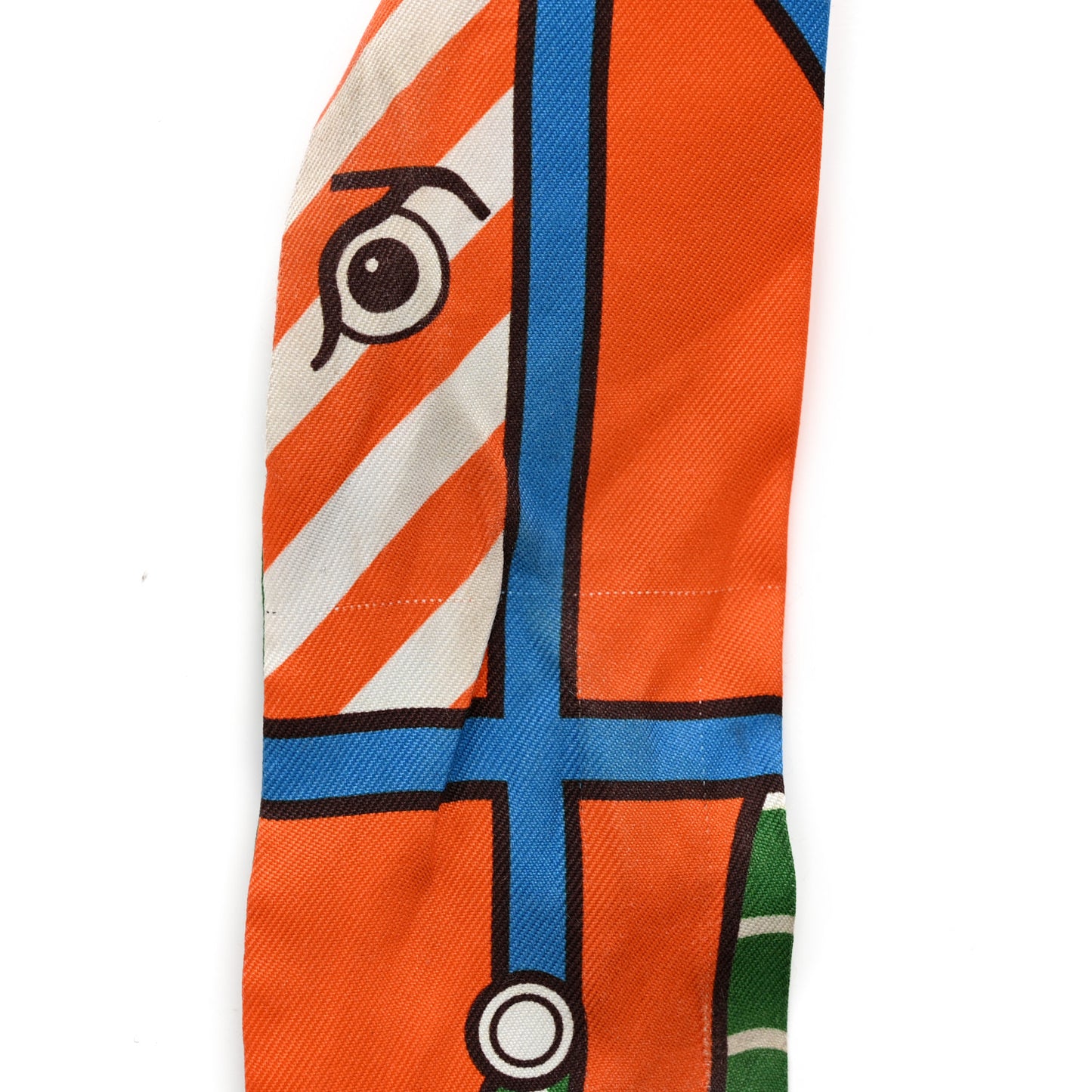 Twilly Scarf Orange Multicolor