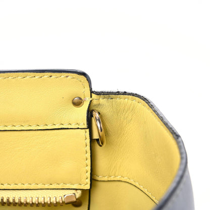 Valentino Garavani Vitello Watercolor Rockstud Double Handle Tote Rose Green Yellow Sky 11 of 21