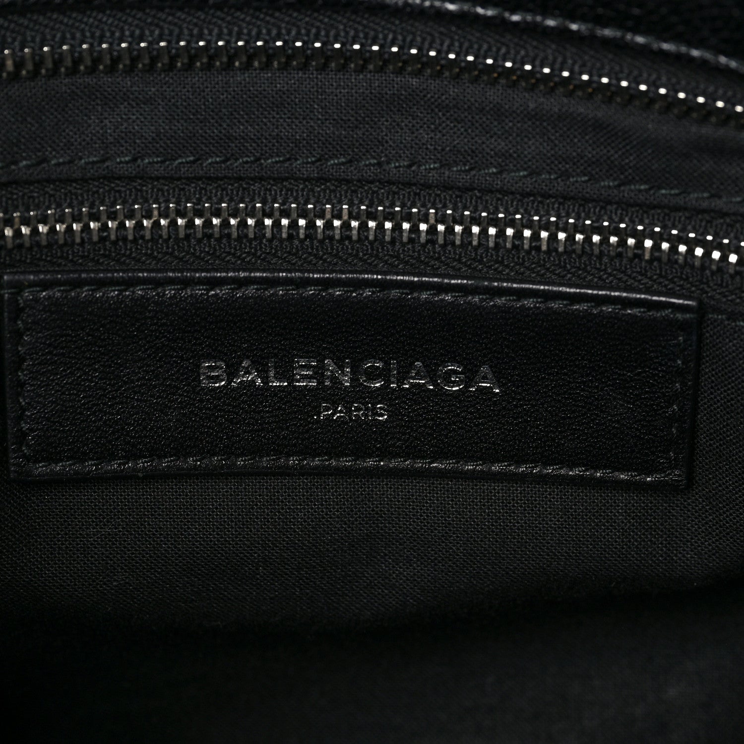 Balenciaga Chevre Silver Metallic Edge Hardware S City Black 6 of 8