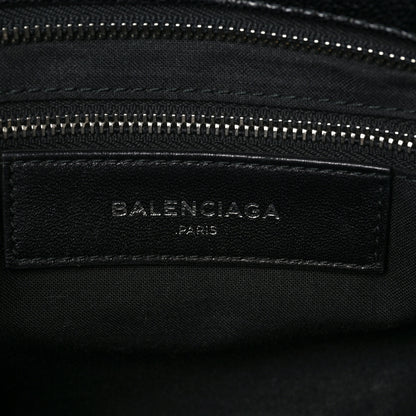 Balenciaga Chevre Silver Metallic Edge Hardware S City Black 6 of 8