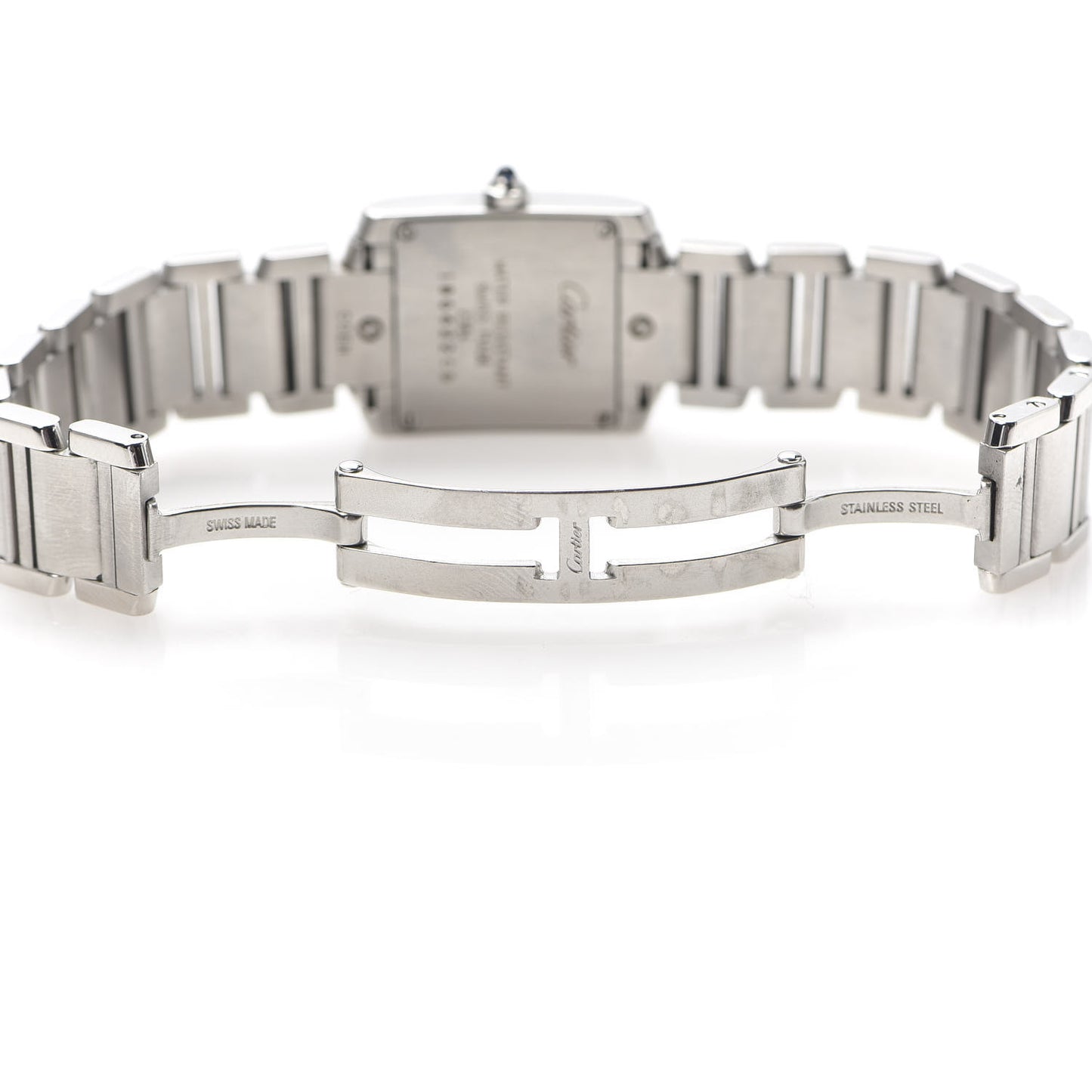 Stainless Steel 20mm Tank Francaise Quartz Watch