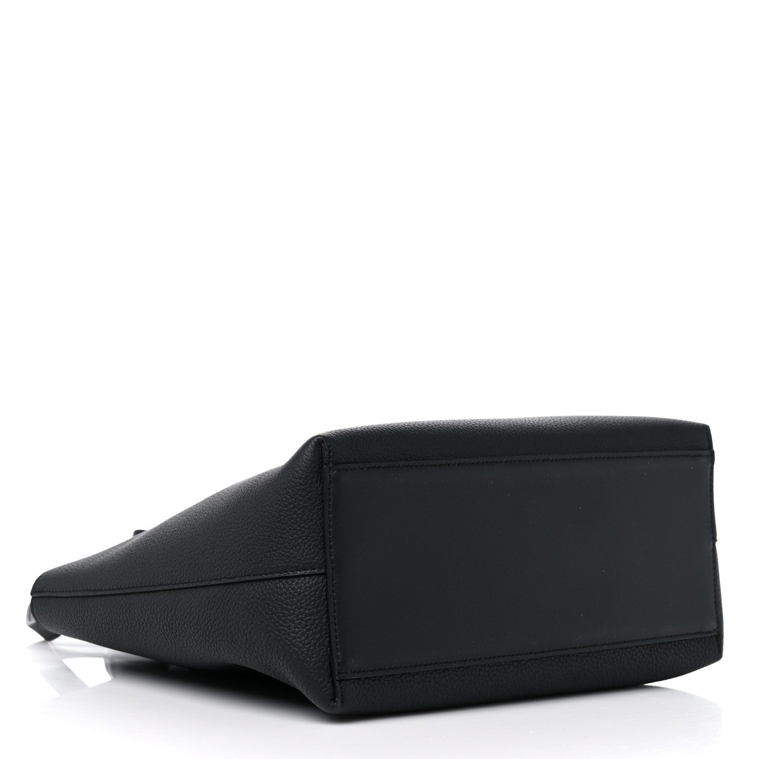 Loewe Grained Calfskin Small Anagram Tote Black 4 of 8