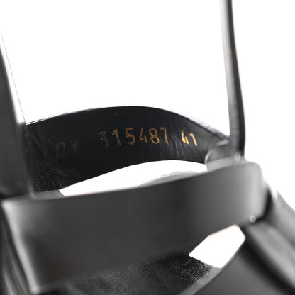 Saint Laurent Patent Tribute 105 Platform Sandals 41 Black 8 of 11