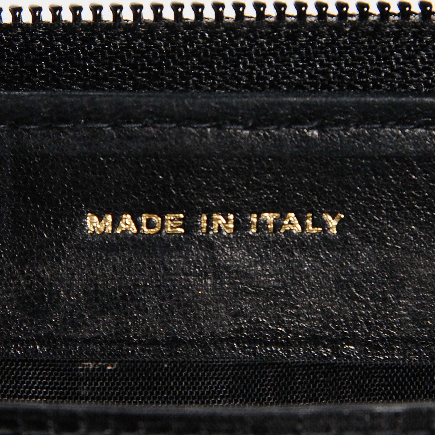 Caviar Large Timeless CC Zip Around Wallet Black