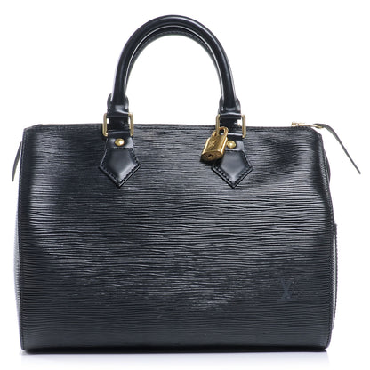 Louis Vuitton Epi Speedy 25 Black 1 of 7