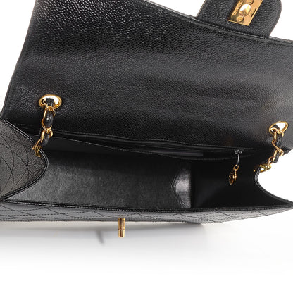 Chanel Caviar Jumbo Single Flap Black 6 of 9